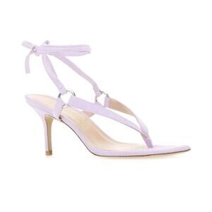 Stuart Weitzman Square Toe Thong Sandal